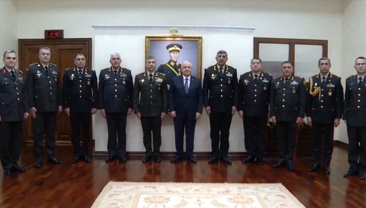 Bakan Güler, Azerbaycan Silahlı Kuvvetlerinde görevli generalleri kabul etti