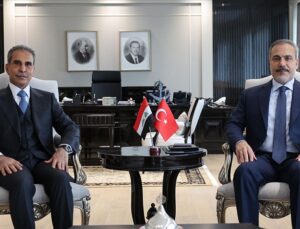 Dışişleri Bakanı Fidan, Irak Yüksek Yargı Konseyi Başkanı Zeydan ile görüştü