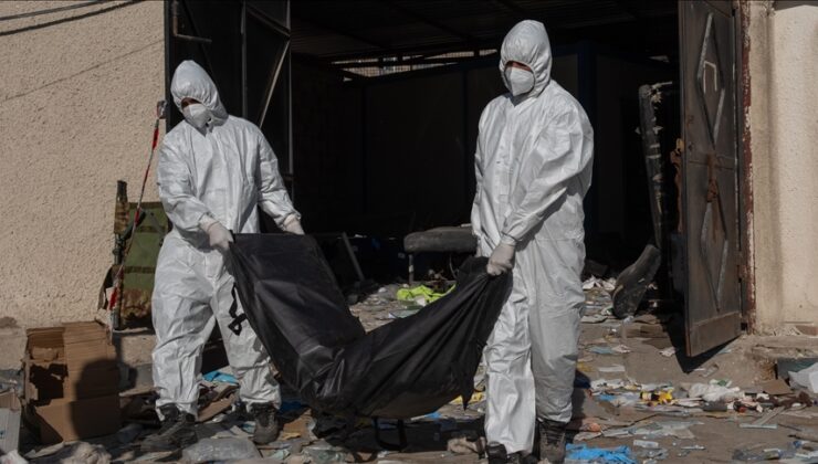 Suriye’nin başkenti Şam’da ilaç deposunda çok sayıda ceset kalıntısı bulundu