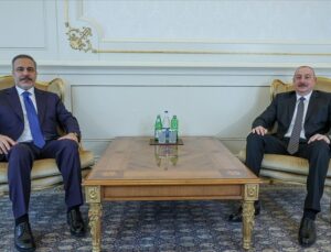 Dışişleri Bakanı Fidan, Bakü’de Azerbaycan Cumhurbaşkanı Aliyev tarafından kabul edildi