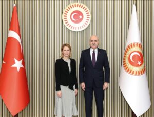 TBMM Başkanı Kurtulmuş, AB Dış İlişkiler ve Güvenlik Politikası Yüksek Temsilcisi Kallas’ı kabul etti