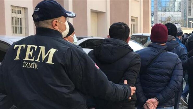 İzmir’de terör örgütlerine yönelik operasyonlarda 11 şüpheli yakalandı