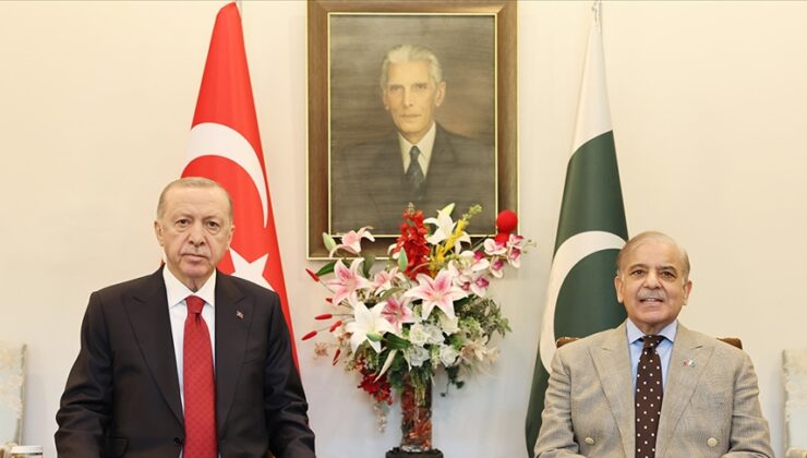 Cumhurbaşkanı Erdoğan, Pakistan Başbakanı Şerif’le görüştü