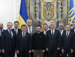 Bakanlar Yumaklı ve Bolat, Ukrayna Devlet Başkanı Zelenskiy ile görüştü