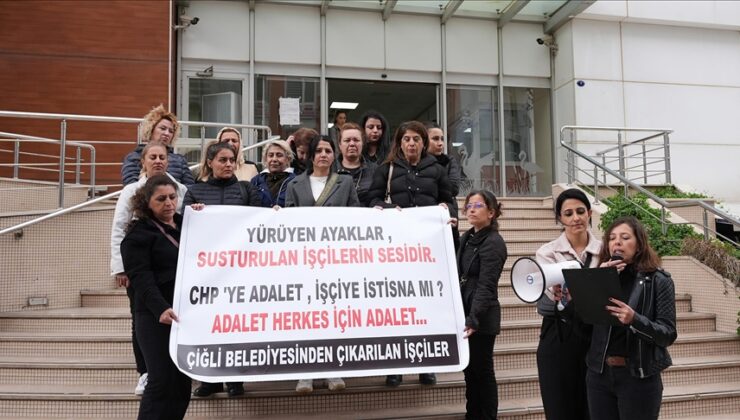 İzmir’de işten çıkarılan belediye işçilerinden CHP Genel Merkezi’ne yürüme kararı