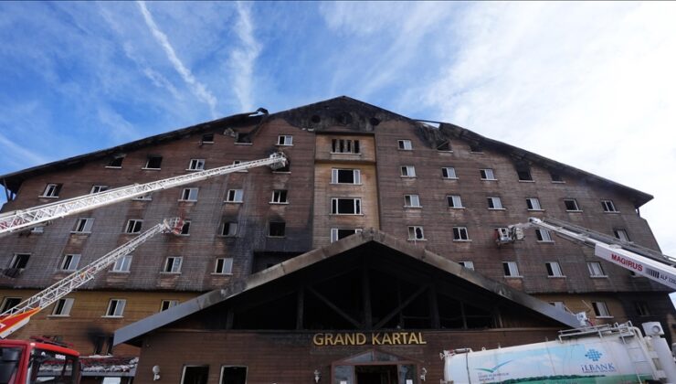 Grand Kartal Otel yangınına ilişkin 32 kişi hakkında hapis istemiyle dava açıldı