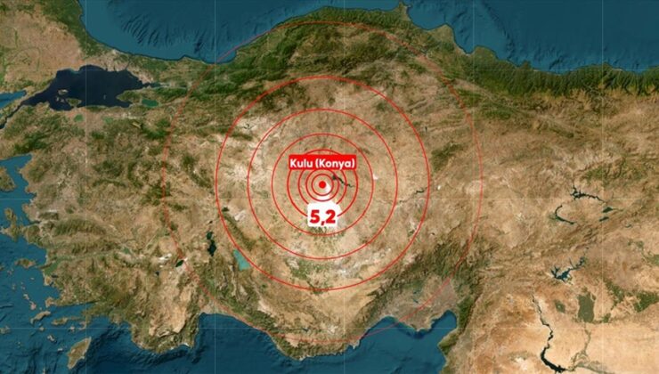 Konya’da 5,2 büyüklüğünde deprem meydana geldi