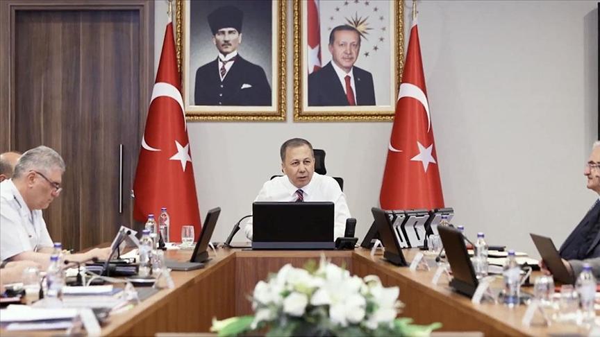 İçişleri Bakanlığı’nda uyuşturucuyla mücadele konulu güvenlik toplantısı