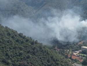 İzmir’de ormanlık ve makilik alanlarda çıkan yangınlara müdahale ediliyor
