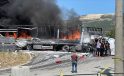 Sakarya’da 3 tırın karıştığı kazada 1 kişi öldü, 2 kişi yaralandı