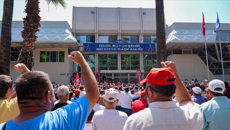 İzmir’de 6 gündür süren grevde işçiler eylemlerine devam etti