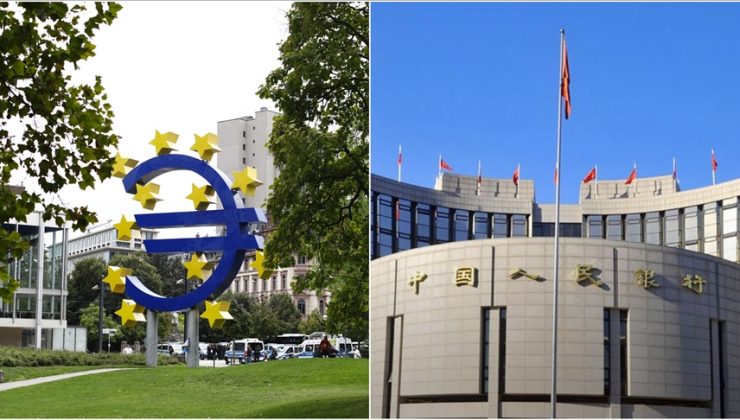 ECB ile Çin Merkez Bankası arasında işbirliğini geliştirmek için mutabakat zaptı imzalandı
