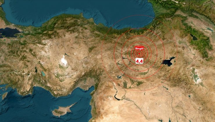 Bingöl’de 4,4 büyüklüğünde deprem