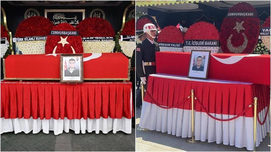 Hatay İskenderun’da şehit olan iki asker son yolculuklarına uğurlandı