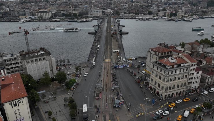 Yeni Galata Köprüsü çalışma nedeniyle trafiğe kapatılacak