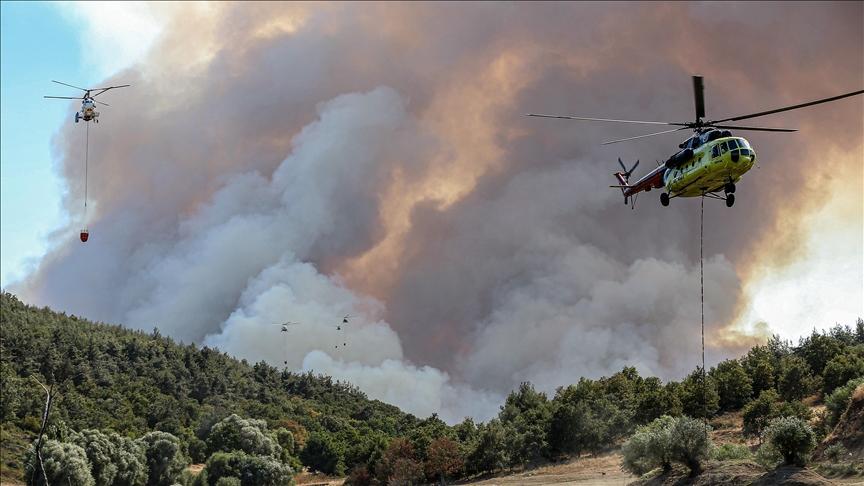 Bursa ve Hatay’daki orman yangınlarına müdahale ediliyor