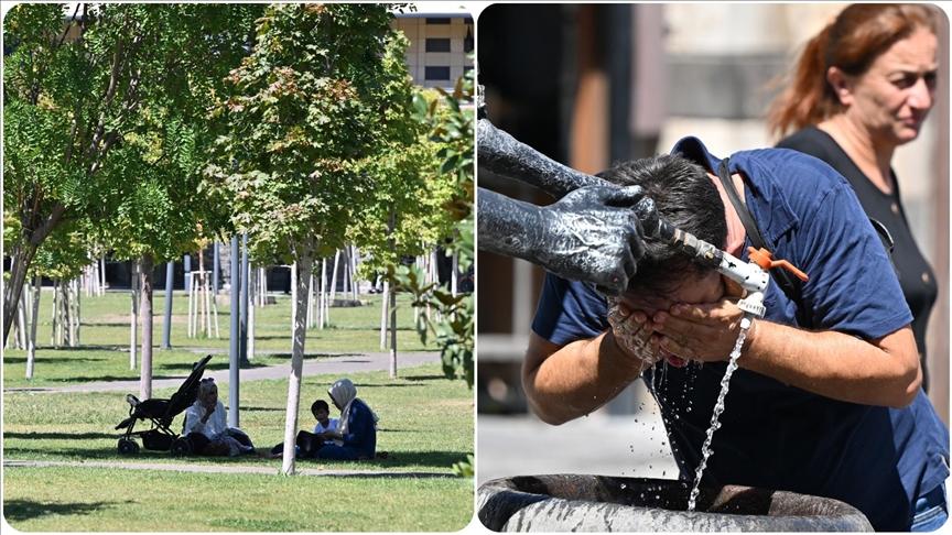 Gaziantep’te sıcak hava etkisini sürdürüyor