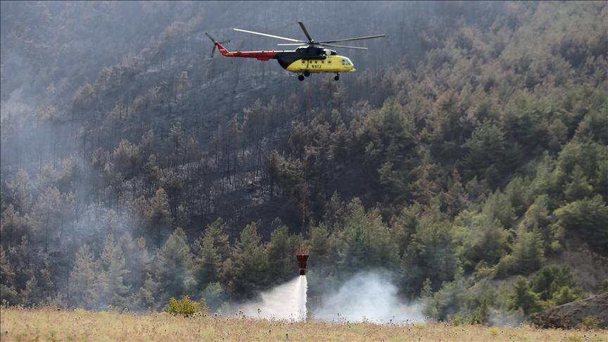 Karabük Valisi Yavuz, ormanlık alanda yeniden çıkan yangının çevrelendiğini söyledi: