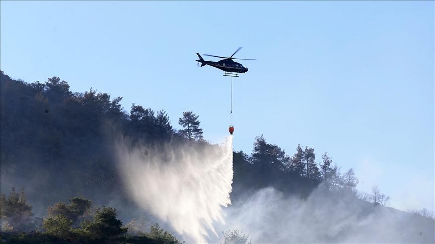 Manisa, Çanakkale ve İzmir’deki orman yangınlarına müdahale sürüyor