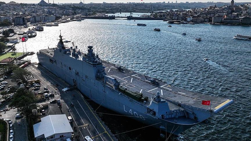 TCG Anadolu, Çanakkale’den İstanbul’a “Zafer Yolculuğu”nu tamamladı