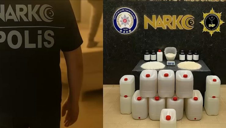 İstanbul’da uyuşturucu operasyonunda 218 kilogram metamfetamin ele geçirildi