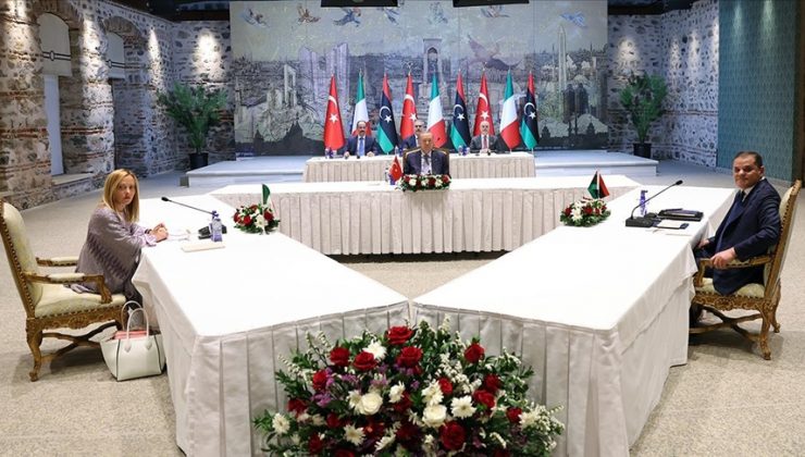 Türkiye, İtalya ve Libya İşbirliği Zirvesi İstanbul’da gerçekleştirildi