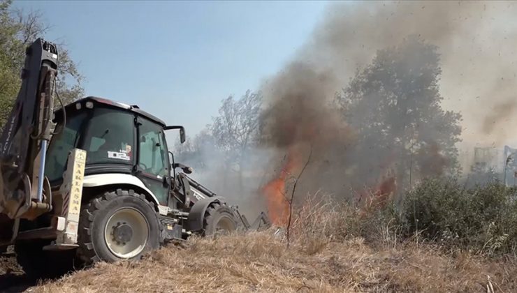 Çanakkale’de arazide çıkan yangın kontrol altına alındı