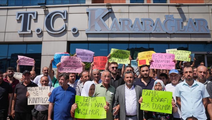 İzmir’de pazarcılardan Karabağlar Belediyesine katı atık ücreti tepkisi
