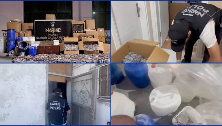 İstanbul ve Kocaeli’de 3 milyon 40 bin 771 uyuşturucu hap ele geçirildi