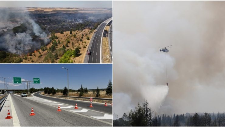 Kırklareli’nde ağaçlık alanda çıkan yangın söndürüldü