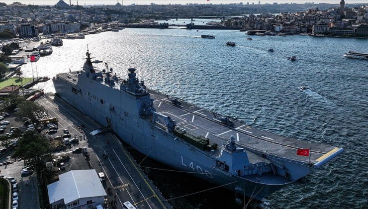 TCG Anadolu, Çanakkale’den İstanbul’a “Zafer Yolculuğu”nu tamamladı