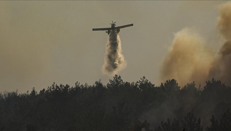 İzmir ve Çanakkale’deki orman yangınlarına müdahale ediliyor