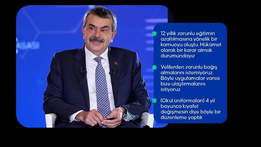 Milli Eğitim Bakanı Tekin: Bu yılı, ‘Her çocuğumuz bir fidan, ilk dersimiz Yeşil Vatan’ mottosuyla başlatacağız