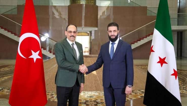 MİT Başkanı Kalın, Şam’da Suriye Cumhurbaşkanı Şara’yla görüşecek