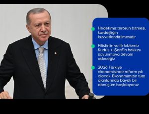 Cumhurbaşkanı Erdoğan: Büyük ve güçlü Türkiye ülküsüne giden yolda hepimiz biriz, beraberiz