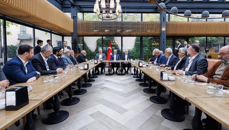 Bakan Fidan, Filistin’e Destek Platformu ve Filistin’e yardım ulaştıran STK temsilcileriyle görüştü