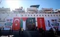 Gazze’ye ulaştırılacak insani yardım malzemeleri “İyilik Gemisi”ne yüklendi