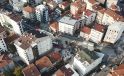 Kocaeli’de çöken apartman ve tahliye edilen binaların bulunduğu bölgede çalışmalar sürüyor