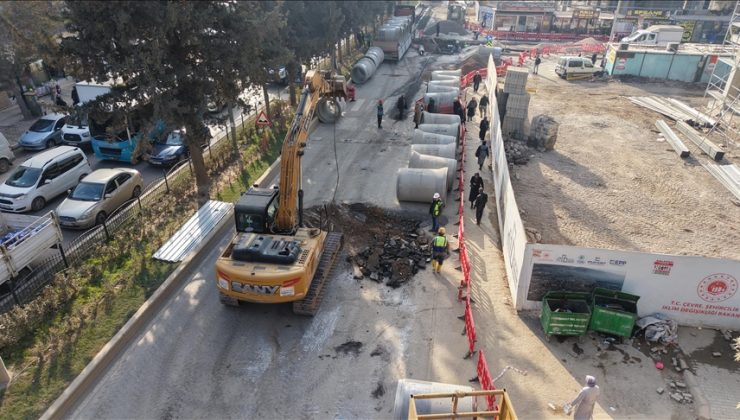 Depremlerde hasar gören Kahramanmaraş’taki altyapı sil baştan yapılıyor