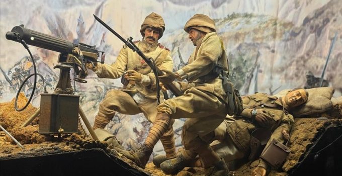 Çanakkale Savaşları’nın bilinmeyen yönleri, Hisart Canlı Tarih Müzesi’nde sergileniyor