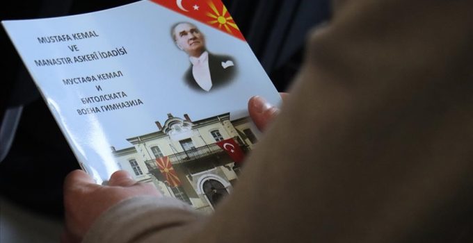 Atatürk, mezun olduğu Kuzey Makedonya’daki Manastır Askeri İdadisi’nde anıldı
