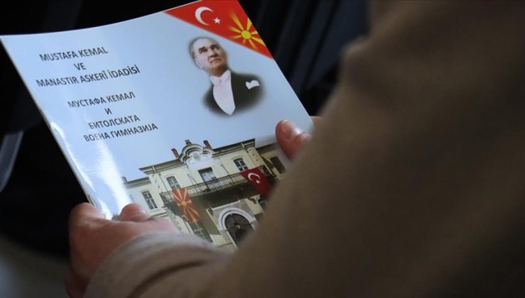 Atatürk, mezun olduğu Kuzey Makedonya’daki Manastır Askeri İdadisi’nde anıldı