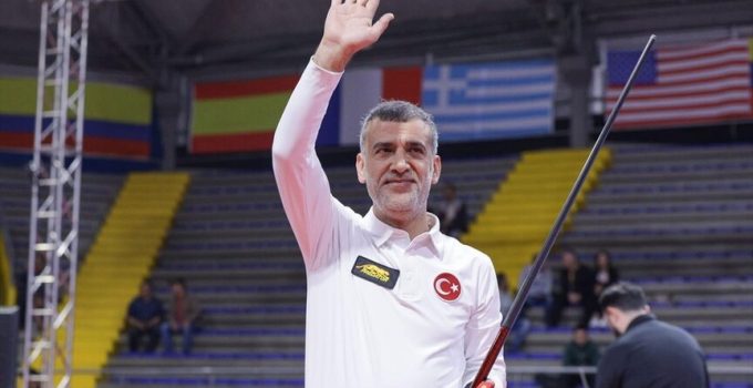 Milli bilardocu Tayfun Taşdemir, Kolombiya’da bronz madalya kazandı