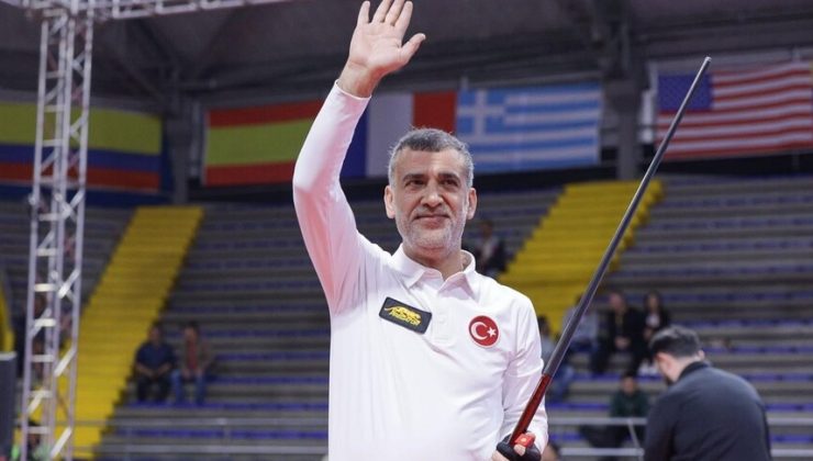 Milli bilardocu Tayfun Taşdemir, Kolombiya’da bronz madalya kazandı